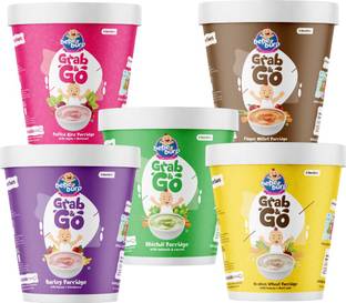 bebe burp Travel pack Grab-N-Go - Mix Porridge Combo Cereal