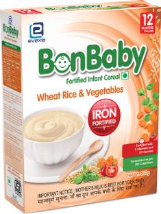 BonBaby Wheat Rice and Veg Cereal