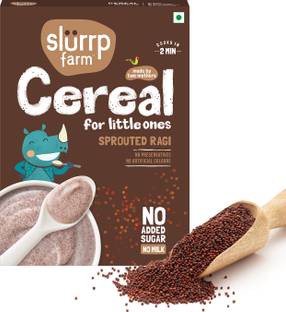 Slurrp Farm 100% Sprouted Ragi/Nachni, No Added Sugar, No Salt, No Milk Cereal