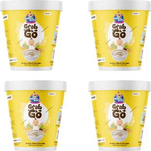 bebe burp Travel pack Grab-N-Go - Broken Wheat Mix with Banana & Beetroot Cereal
