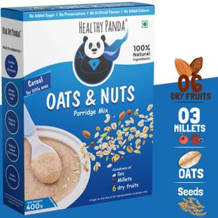 HEALTHY PANDA Sugar free(400Gm)Oats & Dryfruits Baby /Kids food/ Dates powder/Baby food Cereal