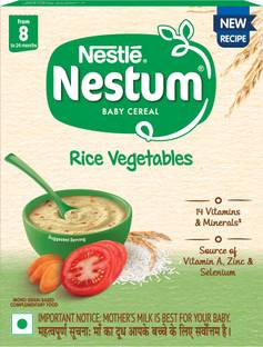 Nestle Nestum Baby Cereal - Rice Vegetables (From 8 - 24 months) - BIB Pack Cereal