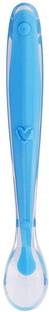 Safe-o-kid 1 Soft Tip Silicone Spoon, Blue