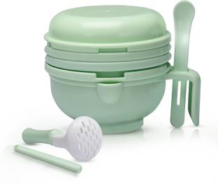 LuvLap 9 in 1 Baby Food Mill Grinding Bowl Grinder Processor, with Multifunction Mash