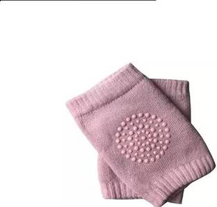 ARGHAV Crawling Baby, Toddler, Infant Anti-Slip Elbow and Knee Pads Pink Baby Knee Pads