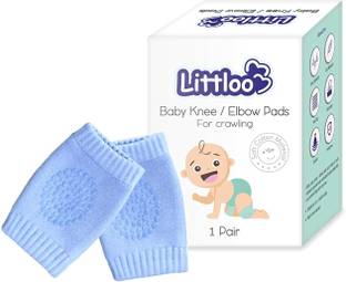 Littloo Baby Knee protector elbow pads Blue Baby Knee Pads