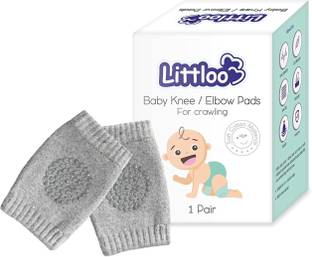 Littloo Knee Protector & Elbow Pads Grey Baby Knee Pads