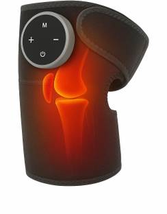 MEDIQO Heating Knee Massager Vibration Massage Warm Hot Compress for joint pain relief Black Baby Knee Pads