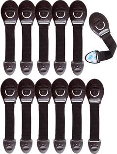 KIDS STATION Made in India Nylon Strap Baby Safety Locks for Kids for Drawer, Furniture