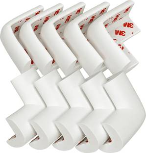 KIDS STATION Baby Proofing L- Shape PRE-TAPED 50gm/mt. Dense Corner Guard | Guard for Kids