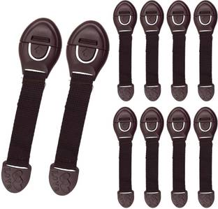 HASTHIP 10pcs Safety Lock for Cabinets Refrigerator Door Locks Child-Proof Locks