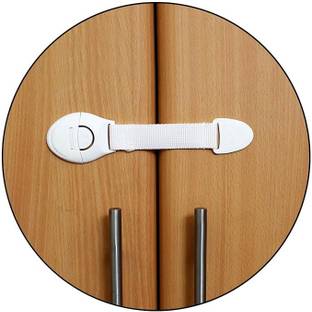 Safe-o-kid Extra Flexible Fabric, One Side Open Long Multi-Purpose Child Safety Lock (Pack of 1)
