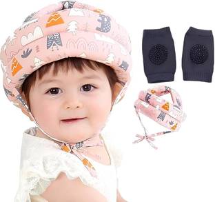 S-Square S SQUARE Baby Safety Helmet for Crawling Baby Head Protector With Kneepad