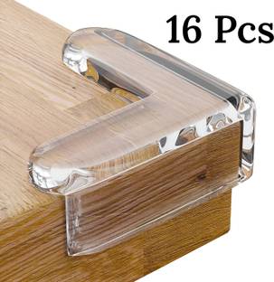 KLAPAVRIKSHA (Pack of 16) Silicon Corner Protector for Table Corner Guards for Baby Safety