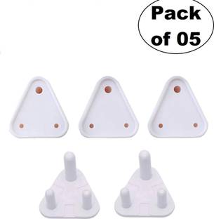 DALUCI Baby Safety & Baby Proofing Plugs Covers Socket Protector (15A*1pcs)+(5A*4pcs)