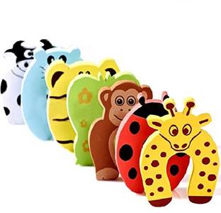 RKPM 5 Pcs Door Stopper Cartoon For Kids And Baby Safety