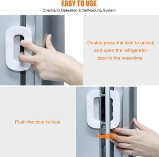 grofly Child Safety Device Refrigerator Lock ,Toddler Baby Safety Door Lock