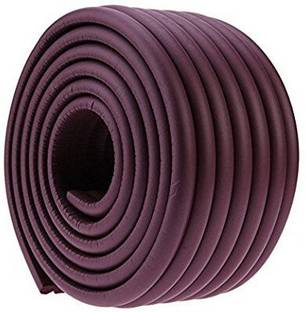 SYGA Baby Lining Strip Edge Bumper Guard, Soft Foam Furniture Bumper Guard, Edge Cushion for Baby, Table Edge(Brown,2 meter)
