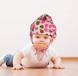 Pseudo Baby Head Protector,Adjustable Size Baby Learn to Walk Or Run Soft Safety Helmet