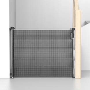 KIDS STATION 140cm Wide Retractable Baby Safety Gate|One Hand Operation|Auto Lock