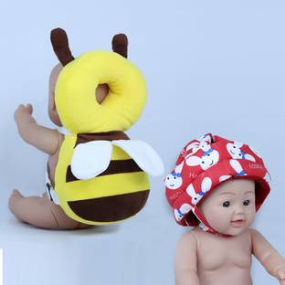 HOUSE OF COMMON Baby Infants Head Back Protector Pillow & Safety Helmet with Adjustable Straps