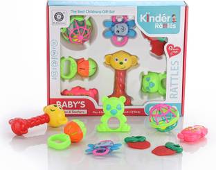 Aditi Toys Premium Kinder Rattle, Safe & Non-Toxic Rattles For New Born Babies Rattle