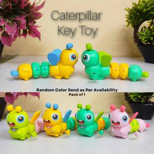 wesoulgifts 1 pcs Caterpillar Ride-on Toys with Lift, Crawling Toys for Kids Rattle