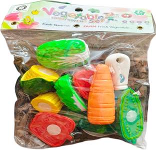 RAGVEE Vegetable Basket Preschool learning Plastic Play Rattle