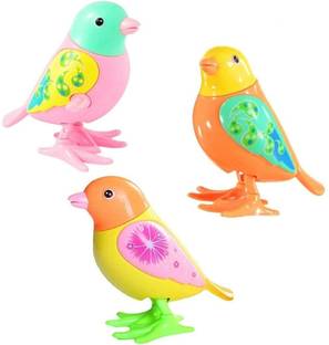 HEZKOL Key Operated Jumping Sparrow Toy || Wind Up Sparrow Toy for Kids Rattle