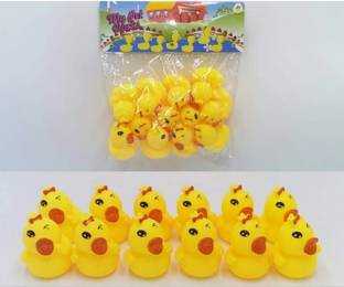 Khatushyam Baby bath chu chu duck toys 12 piss set swimming toys Rattle