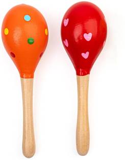 Rainbowstore Discover Joyful Sounds with Our Wooden Rattles Egg Shaker for Babies Rattle