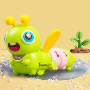 ZUNBELLA 1 pcs Cute Caterpillar Wind Up Key Operated Moving Toys for Kids Rattle