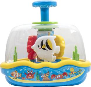 Toyspree Push N Spin Magic Fish Rattle