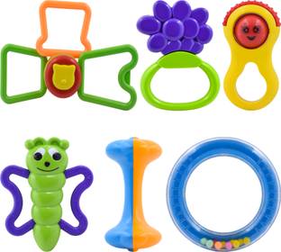 WISHKEY Plastic Non Toxic BPA Free Rattle