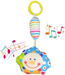 A to Z Hub Baby Cradle Stroller Plush Playing Toy Car Hanging Rattles, Hanging ghodiyu Toy Rattle