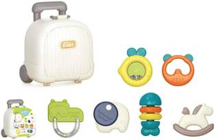 KolorFish Baby Rattle Toys 0-6 Months, Teething Toys 3-6 Months, Infant Rattles Teethers Rattle