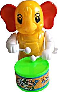 shrisa creation Cute Drummer Toy with Drumming and Dancing Action foR ,ELEPHANT- Rattle