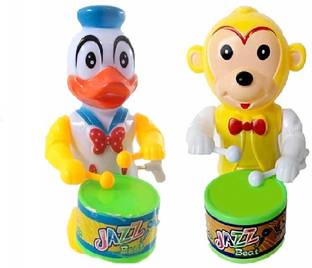 PRV TOYS Drummer Toy with Drumming and Dancing Action for Kids newborn rattle baby toy, Rattle