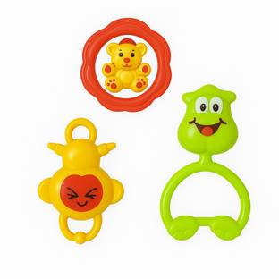 Khelo Toys Toys Baby Rattle Set for Kids – Pack of 3 Rattle