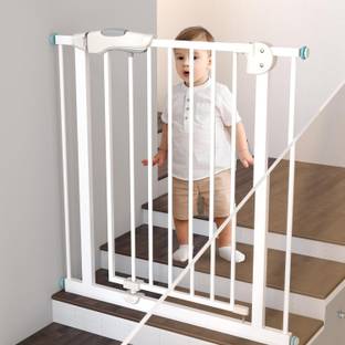 baybee Auto Close Baby Safety Gate, Durable Baby Fence Barrier Dog Gate with Child Gate Safety Gate