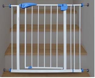 Safe-o-kid Baby Safety Gate 75-95 cm Adjustable, Pure Metal Safety Gate Safety Gate