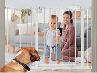 Safe-o-kid Adjustable 1-Year Warranty, No Drill Required (75-85 cm) 2-Way Auto-Close Baby Safety Gate