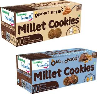 TummyFriendly Foods CookiesOatsChocoPeanut-2x75 Baby Snacks 150 g