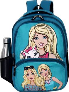 TOPLAIT barbie theme school bag for kids Waterproof School Bag
