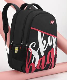 SKYBAGS QUBE 02SCHOOL BACKPACK (E) BLACK 28 L बैकपैक