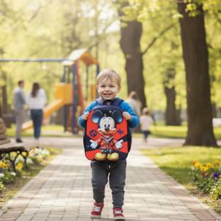 Sageware Stylish Cartoon Character School Bag for Boys & Girls – Trendy & Comfortable 5 L Backpack