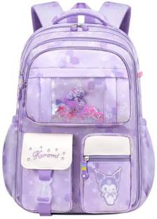 SERPLEX Kuromi School Backpack for Girls Multi Layer Large Book Bag for Teens and Kids 51.1 L Backpack