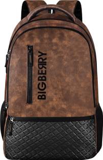 BIGBERRY Newage classic genuine PU Backpack with Multiple Compartments & organiser 28 L Laptop Backpack