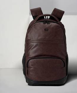 Gear VINTAGE2 ANTI THEFT FAUX LEATHER 28 L Laptop Backpack