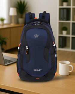 WESLEY Spartan Unisex Travel Rucksack hiking bag with Raincover & internal organiser 45 L Laptop Backp...
